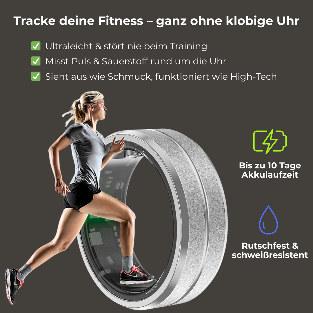 VITARO Ring | Schlaf, Puls & Fitness am Finger